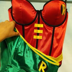 Batman and Robin, Robin Corset Costume Set